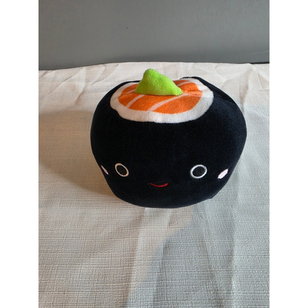 Squishmallows Shun the Sushi Roll 8 Inch Black Orange Green Plush Toy
